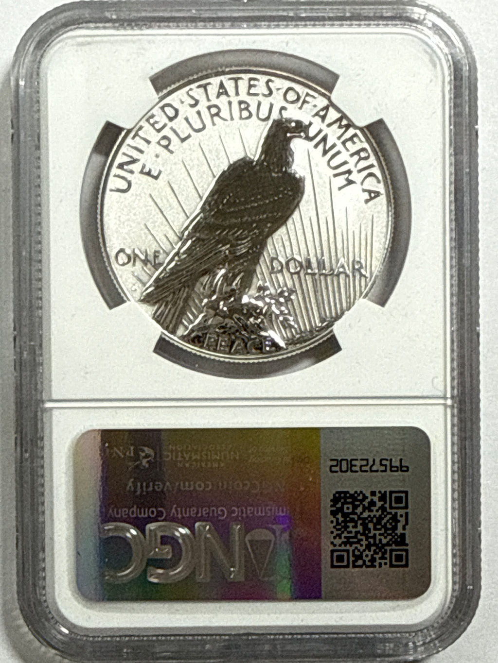 2023-S Morgan/Peace Silver Dollar 4 Piece Set NGC MS70/PF70UCAM Mercanti Hand Signed