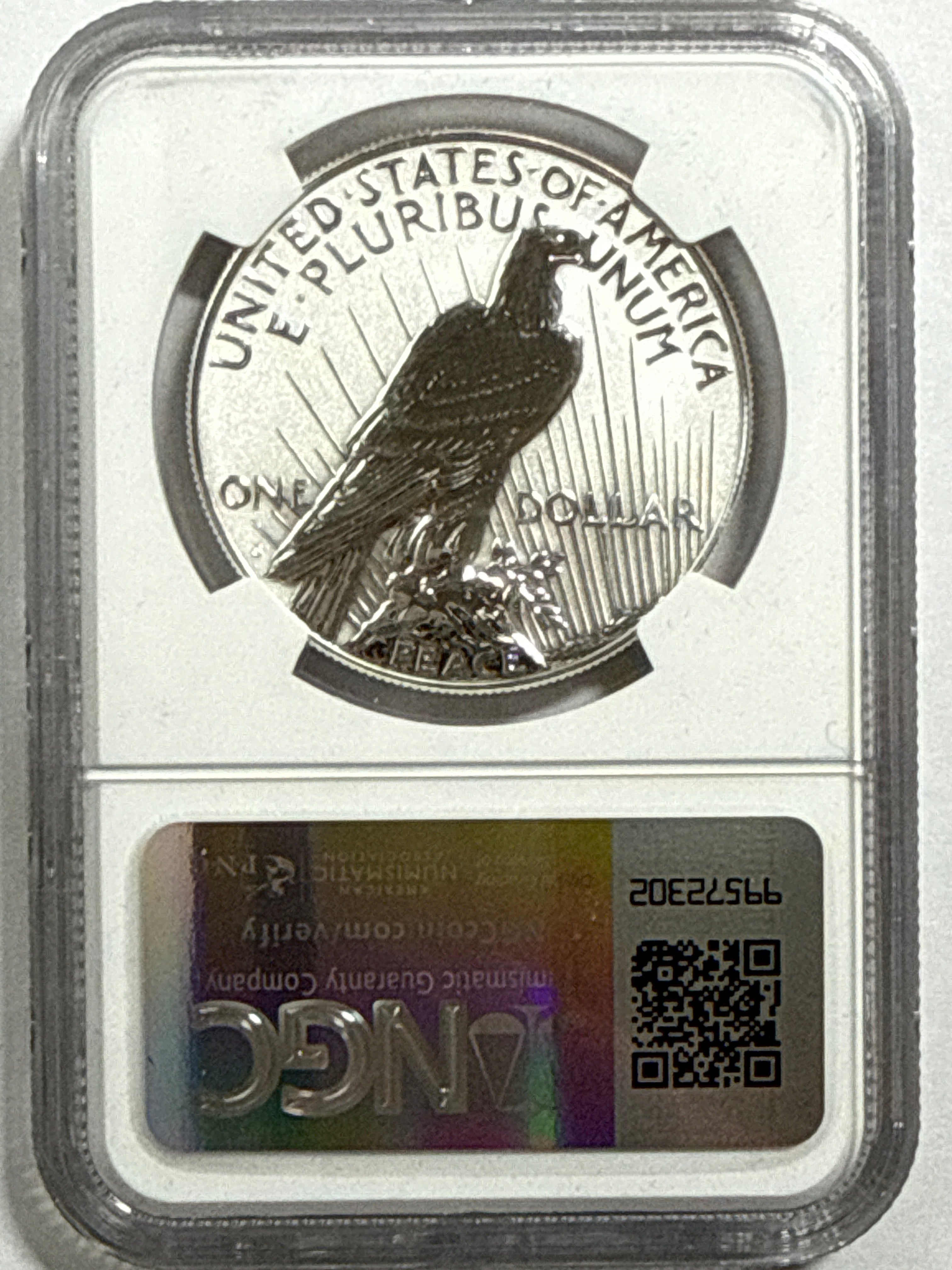 2023-S Morgan/Peace Silver Dollar 4 Piece Set NGC MS70/PF70UCAM Mercanti Hand Signed