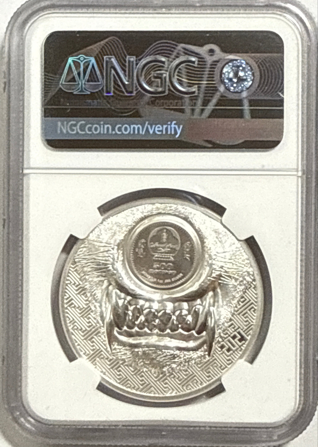 2021 Mongolia Silver Mystic Wolf 500T/1000T/2000T NGC 3-Coin Box Set Ultra High Relief FDI PF70 UCAM