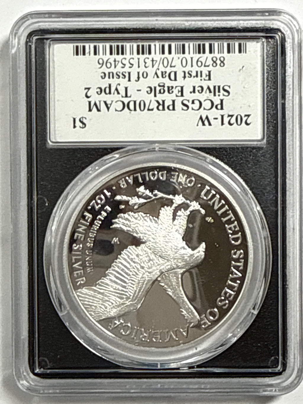 2021-W American Silver Eagle T-2 5 Piece Set NGC FDOI PF70 UCAM Mercanti/Gaudioso/Jones/Moy/Damastra Hand Signed