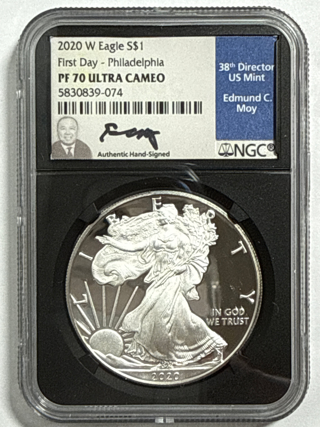2020-W American Silver Eagle 9 Piece Set NGC PF70 UCAM First Day - Denver/Philadelphia/Washington Mercanti/Moy/Jones