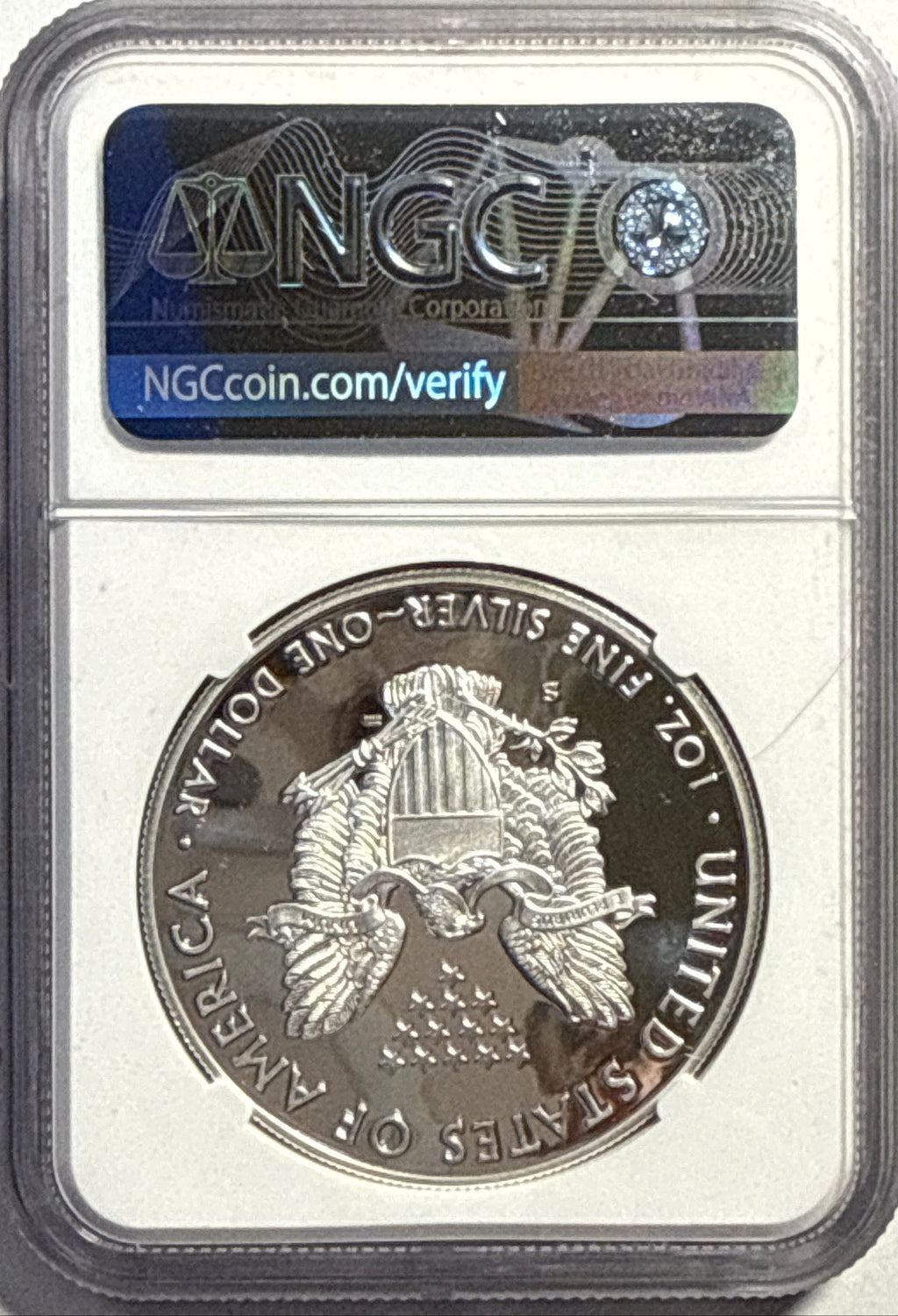 2020-S American Silver Eagle $1 NGC FDI PF70 UCAM Mercanti Hand-Signed.