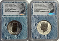 Vintage Vault: 2019-S Appollo 11 50C Half Dollar Set FDI PF70 UCAM NGC Kennedy 50C Appollo 11 Half Dollar Set FDI PF70 ENCH REV PF NGC 2-Coin Box Set.