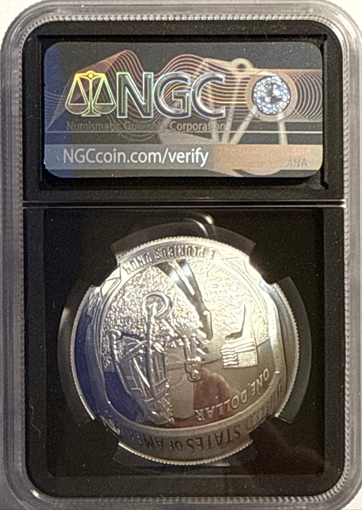 Vintage Vault: 2019 Apollo 11 Silver D/S/P 50C/$1 FDI MS70/PF70 UCAM NGC: Gold W $5 FDI MS70/PF70 UCAM NGC Charlie Duke Hand-Signed