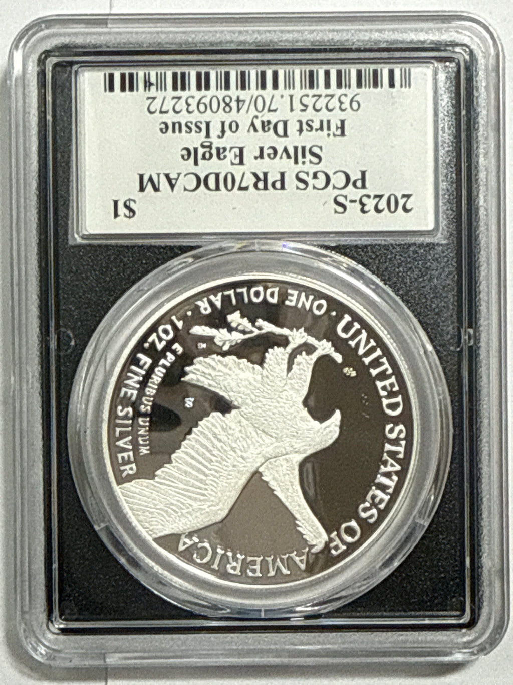2023-S American Silver Eagle 5_coin Box Set NGC/PCGS FDOI PF70 UCAM/PR70 DCAM Mercant/Gaudioso/Jones/Ryder/Damstra