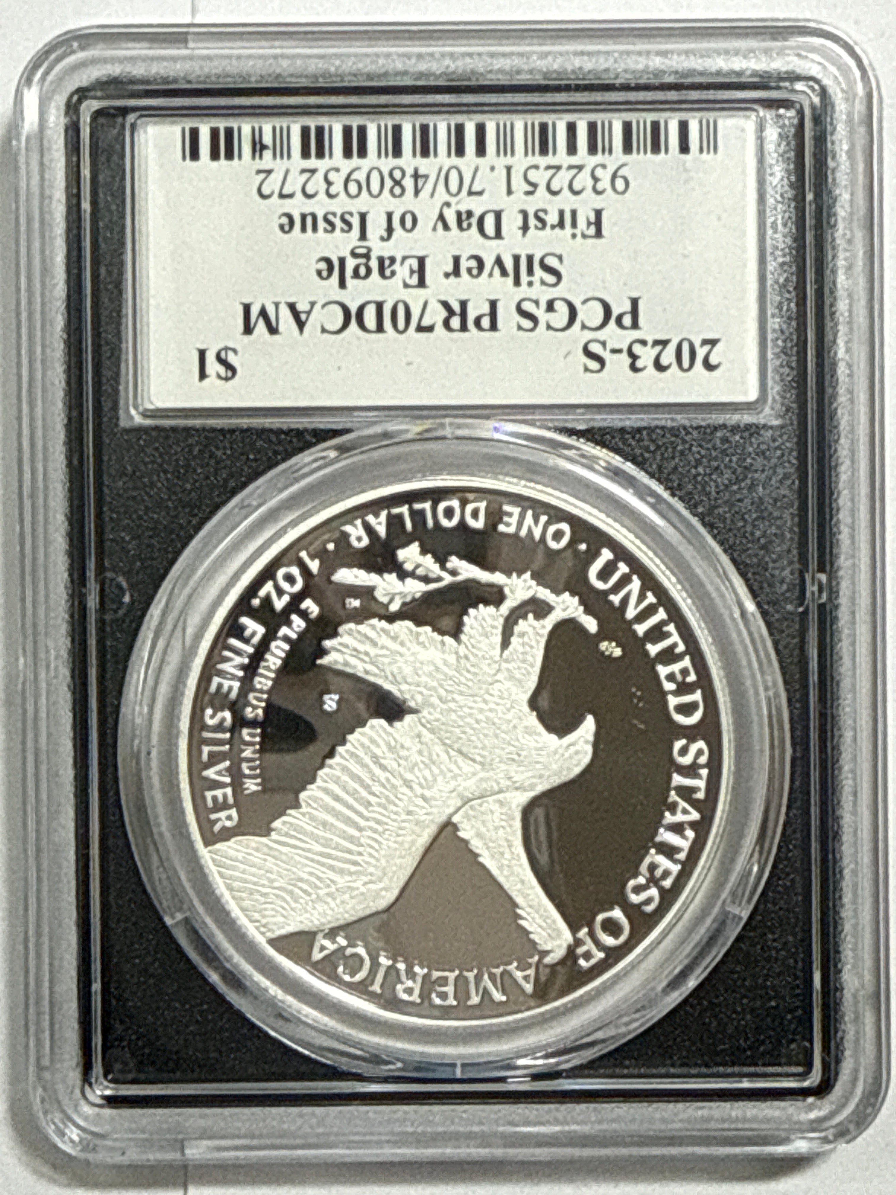 2023-S American Silver Eagle 5_coin Box Set NGC/PCGS FDOI PF70 UCAM/PR70 DCAM Mercant/Gaudioso/Jones/Ryder/Damstra
