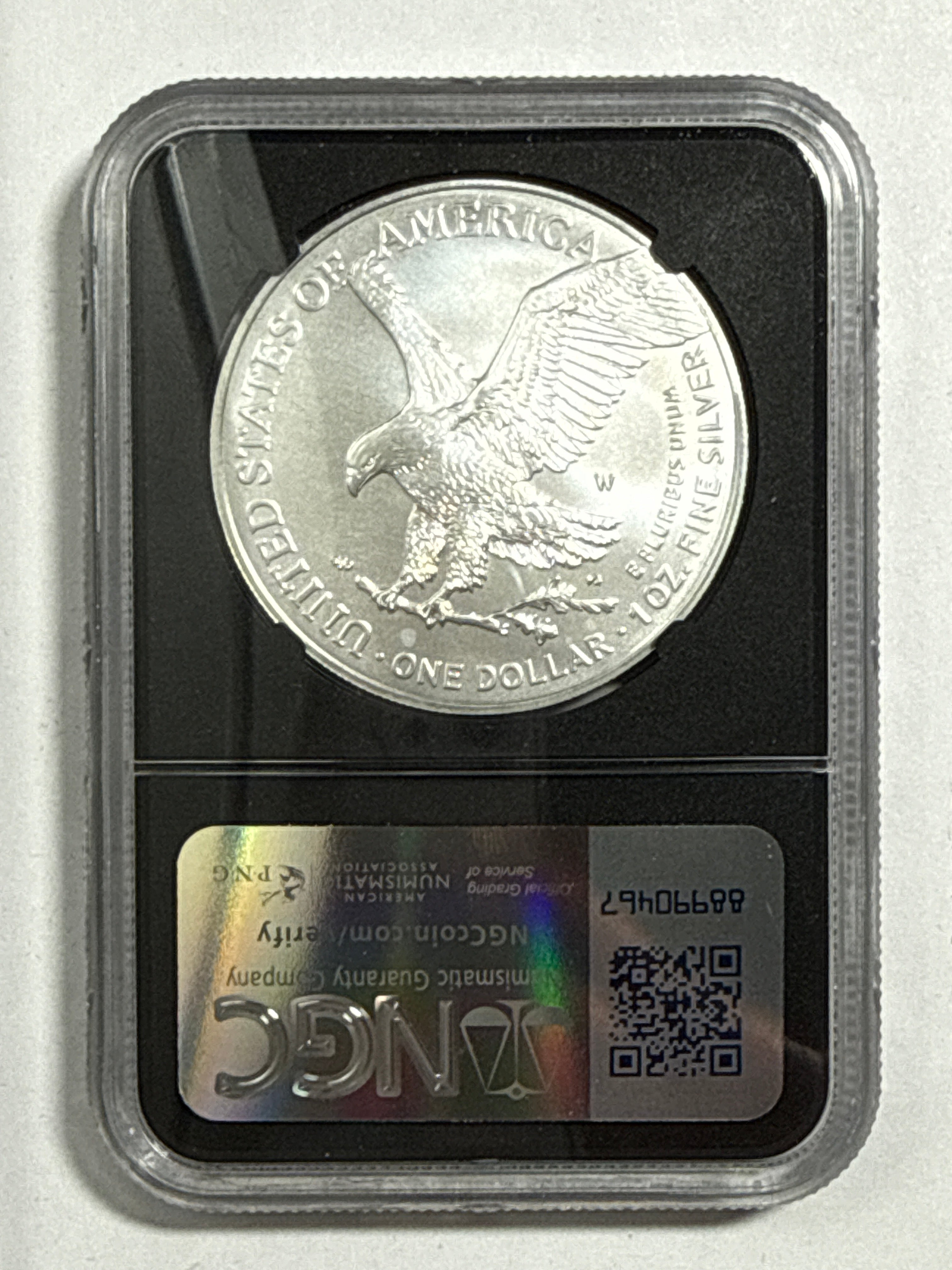 2025-W Burnished American Silver Eagle 5 Piece Set NGC MS70 FDOI Mercanti/Gaudioso/Ryder/Frost/Damstra with sisplay box