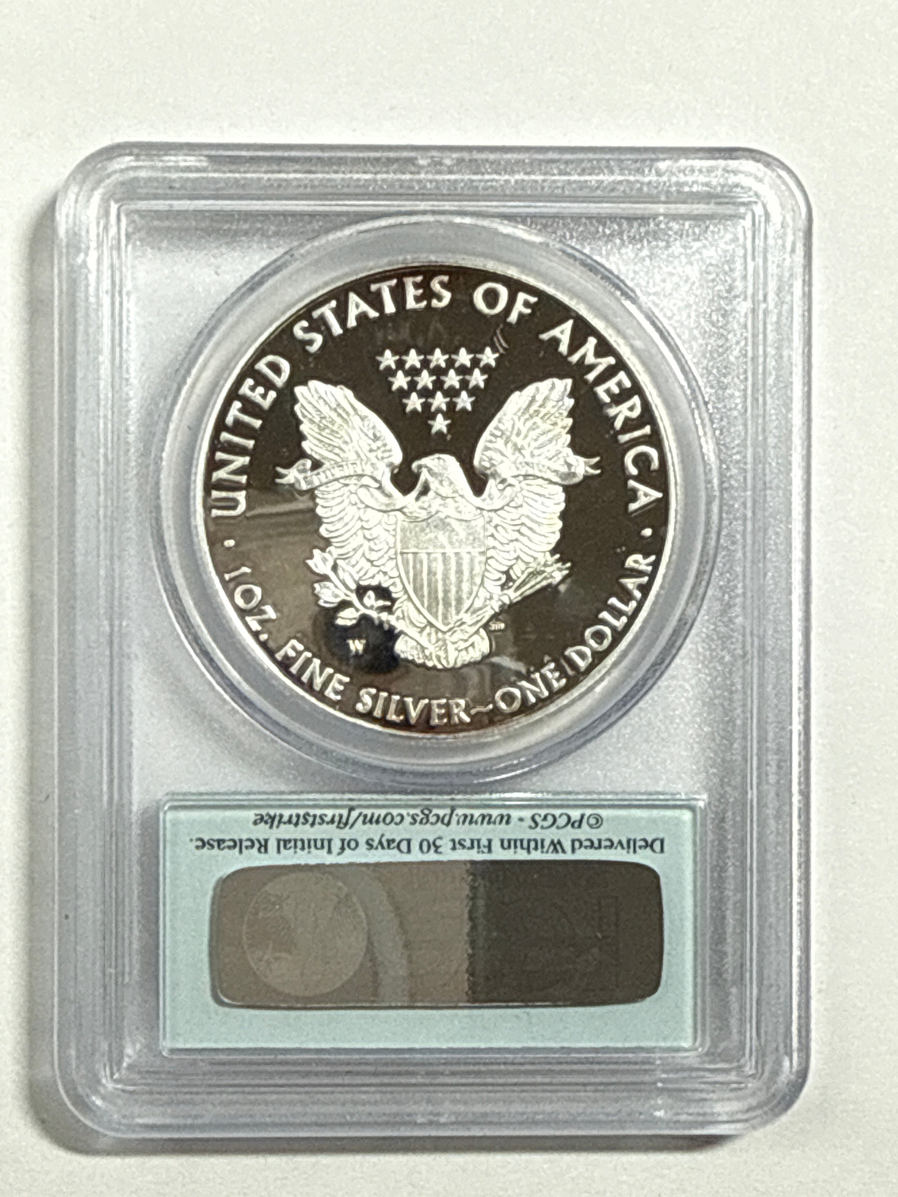 2011  Silver Eagle PCGS First Strike 5- piece set 25th Anniversary with Display Box