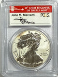 2012-S American Silver Eagle Rev PR PCGS PR70 First Strike 75th Anniv. SF Mint Set Mercanti