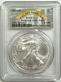 2017-W Burnished American Silver Eagle PCGS SP70 FS 225 Years