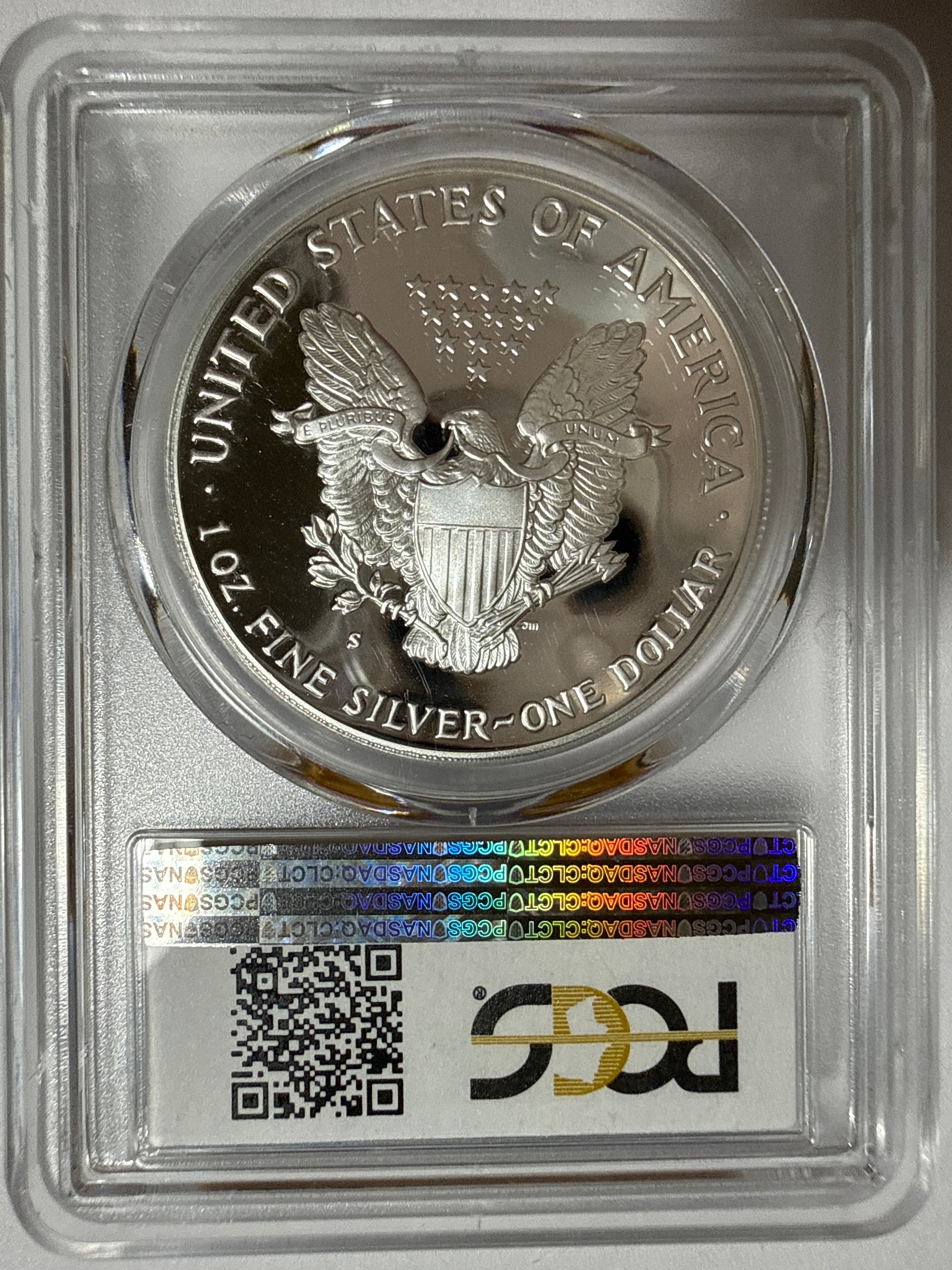 1988-S American Silver Eagle PR70 DCAM PCGS