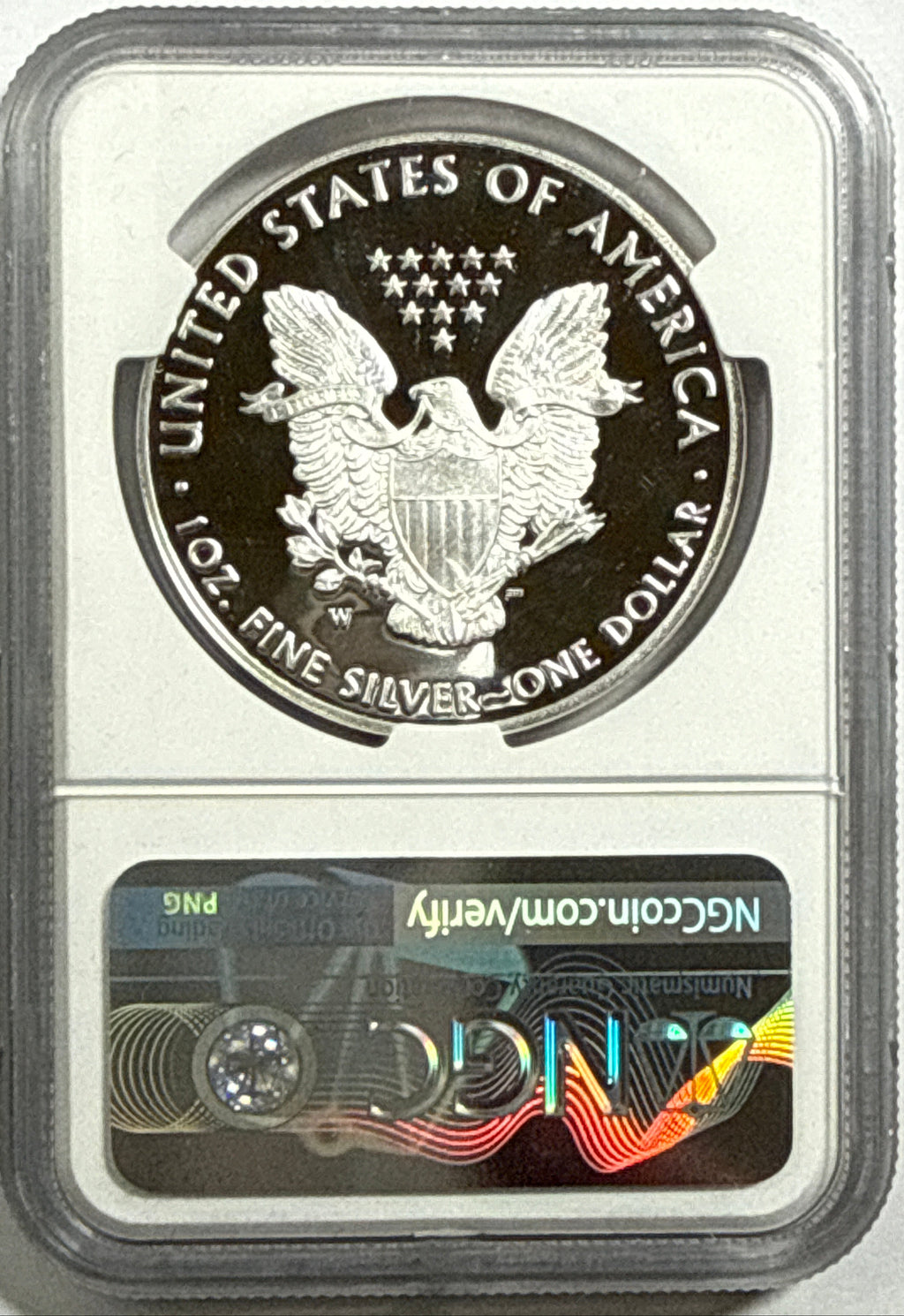 2016-W American Silver Eagle 2019 WP Mint Hoard 30th Anniv.-Lettered Edge NGC PF70 UCAM Mercanti