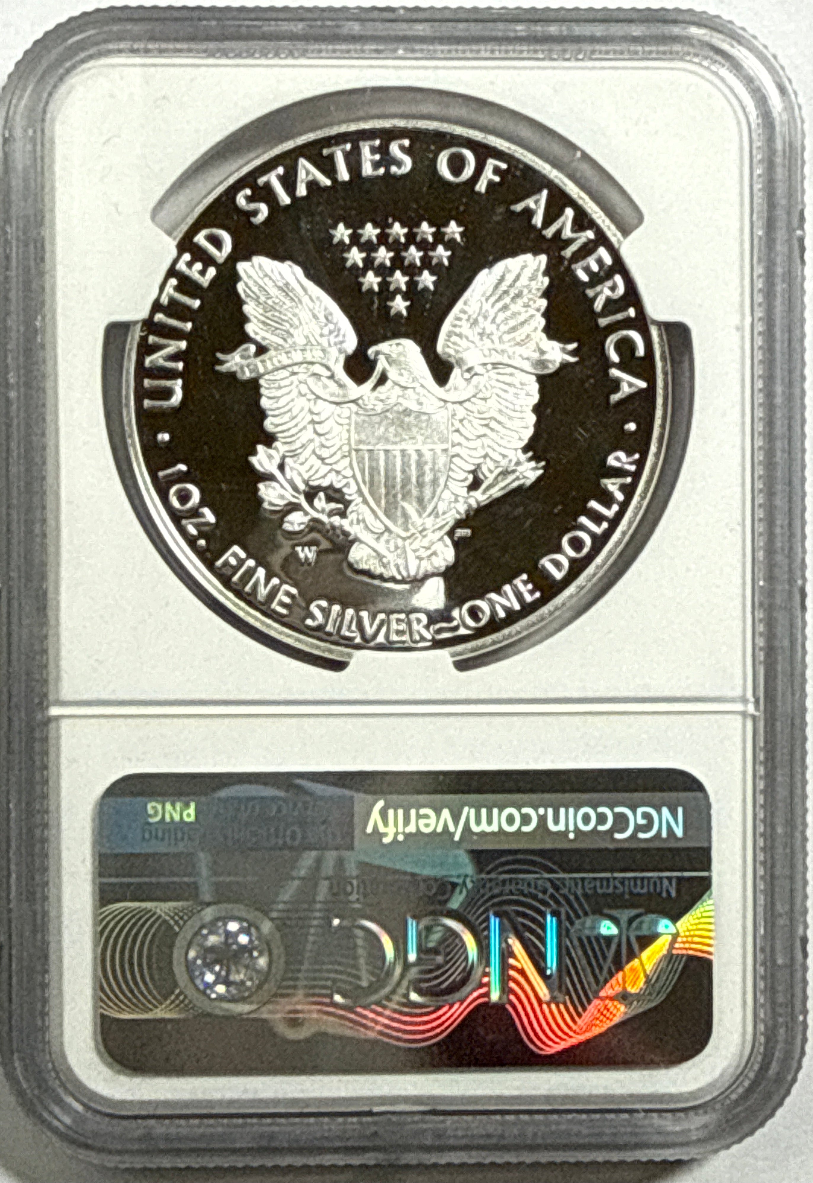 2016-W American Silver Eagle 2019 WP Mint Hoard 30th Anniv.-Lettered Edge NGC PF70 UCAM Mercanti