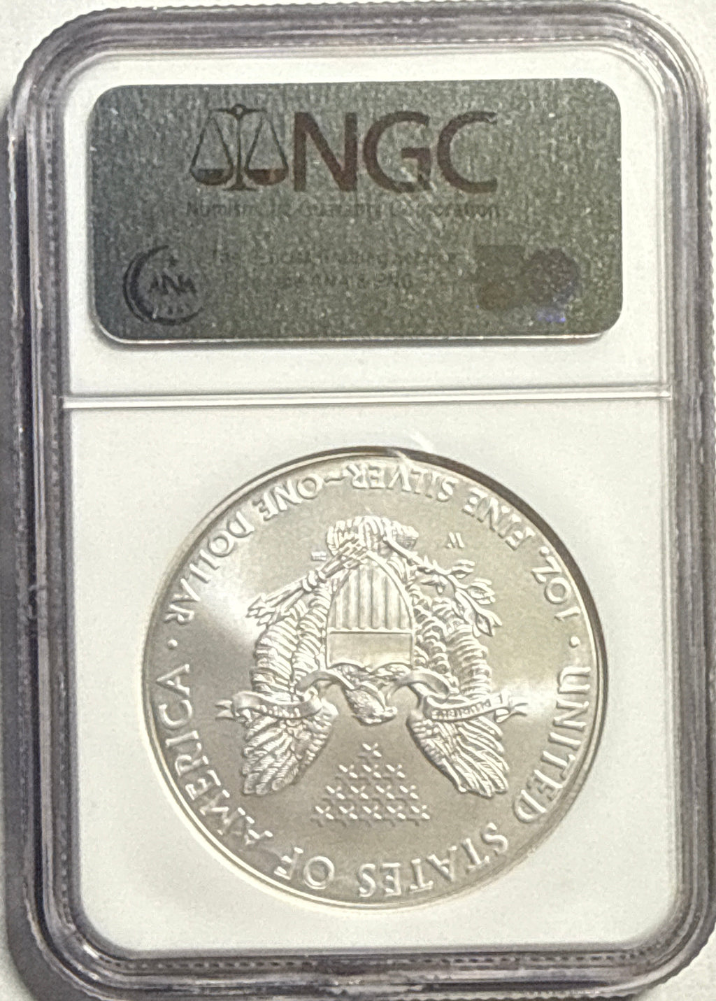 2008-W American Silver Eagle $1 NGC ER MS70