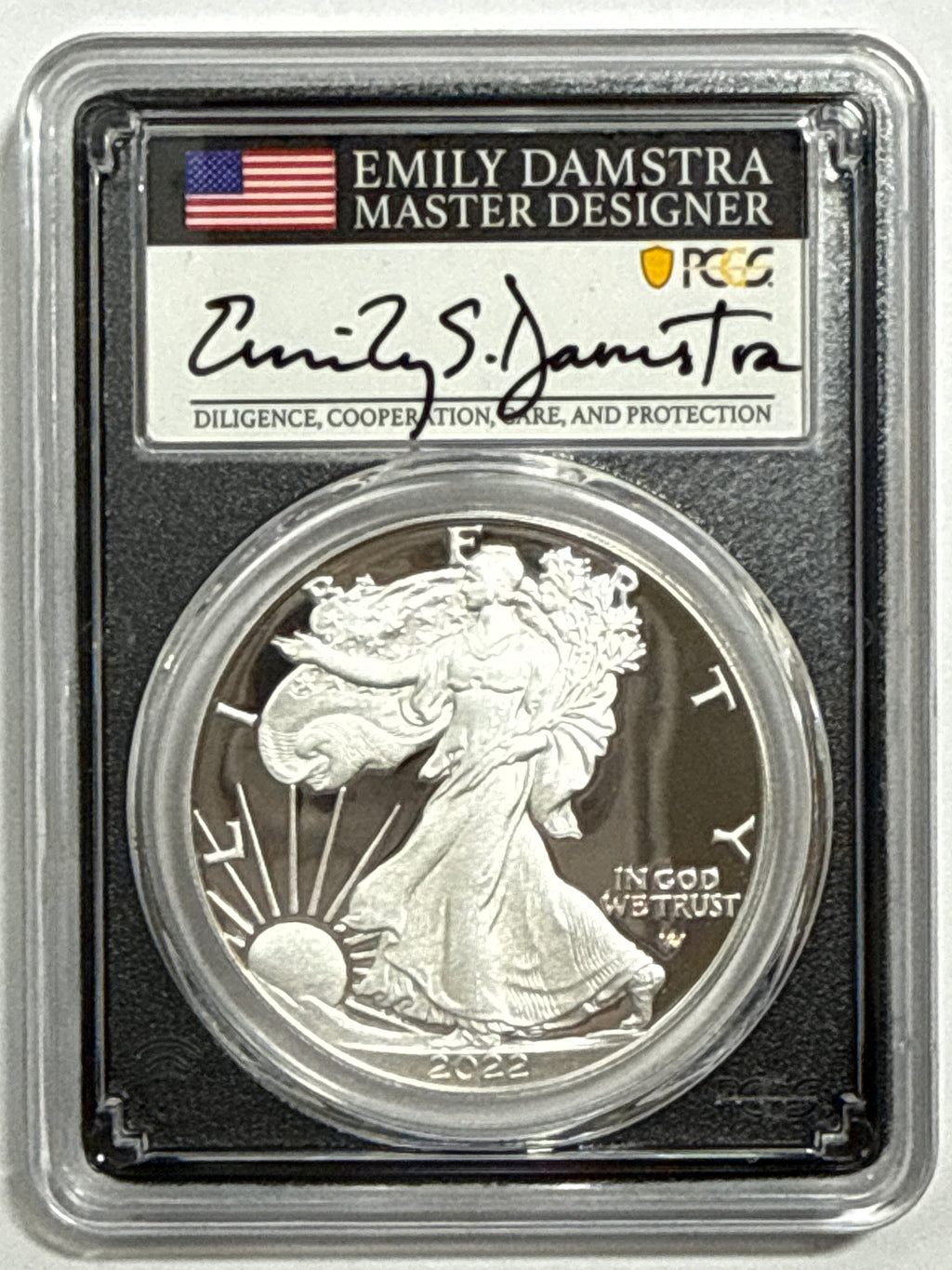 2022-S American Silver Eagle 5-Coin Box Set NGC/PCGS FDOI PF70 UCAM/PR70 DCAM Mercant/Gaudioso/Jones/Ryder/Damstra
