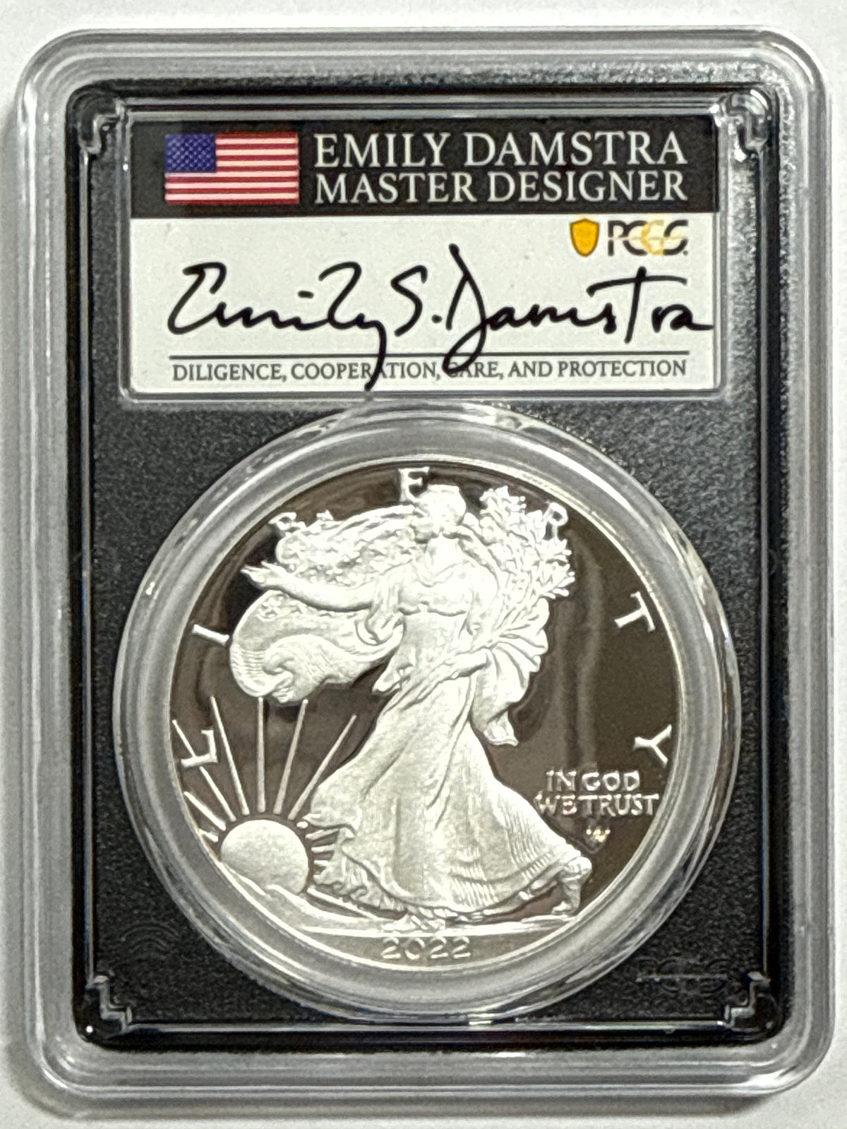 2022-S American Silver Eagle 5-Coin Box Set NGC/PCGS FDOI PF70 UCAM/PR70 DCAM Mercant/Gaudioso/Jones/Ryder/Damstra