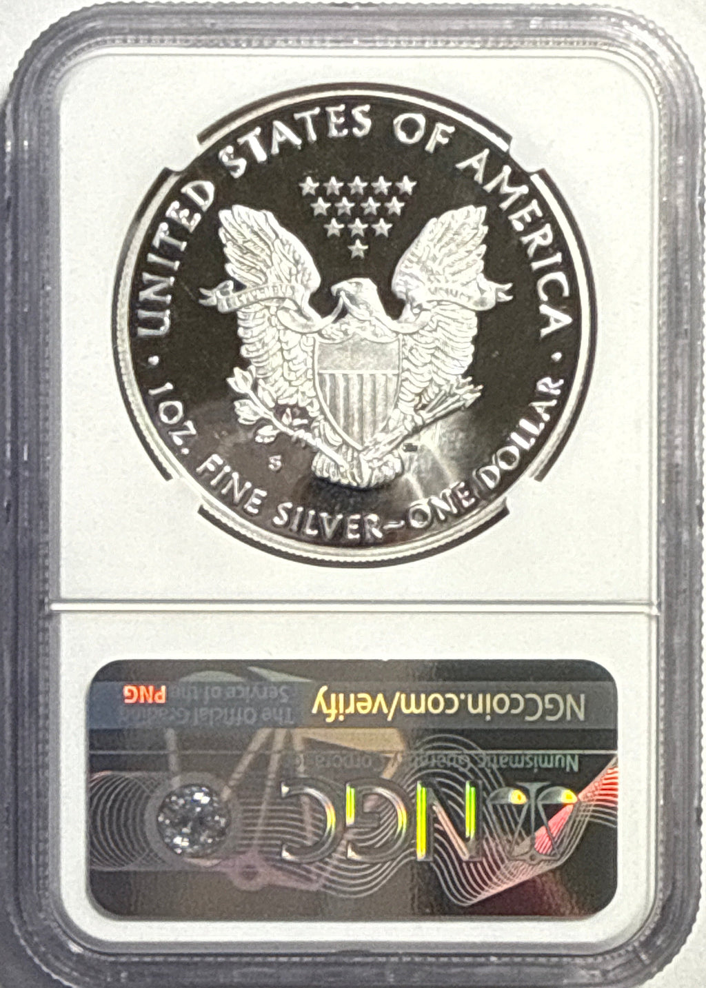 2019-S American Silver Eagle $1 NGC FDI PF70 UCAM Mike Castle Hand-Signed
