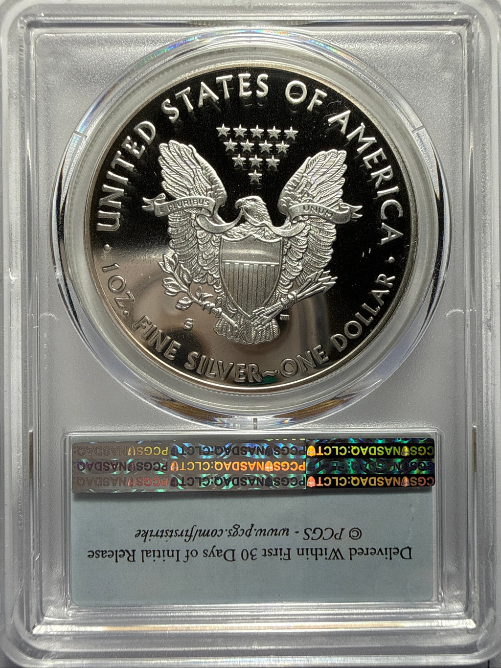 2015-W American Silver Eagle PCGS FS PR70 DCAM