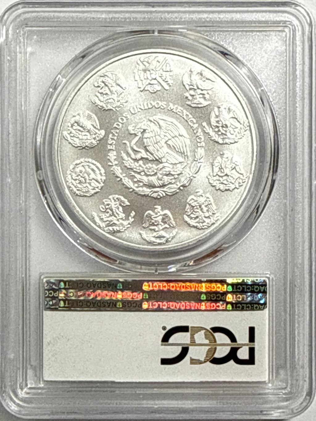 2018-Mo Mexico Silver Libertad 1 Onza PCGS FS MS69