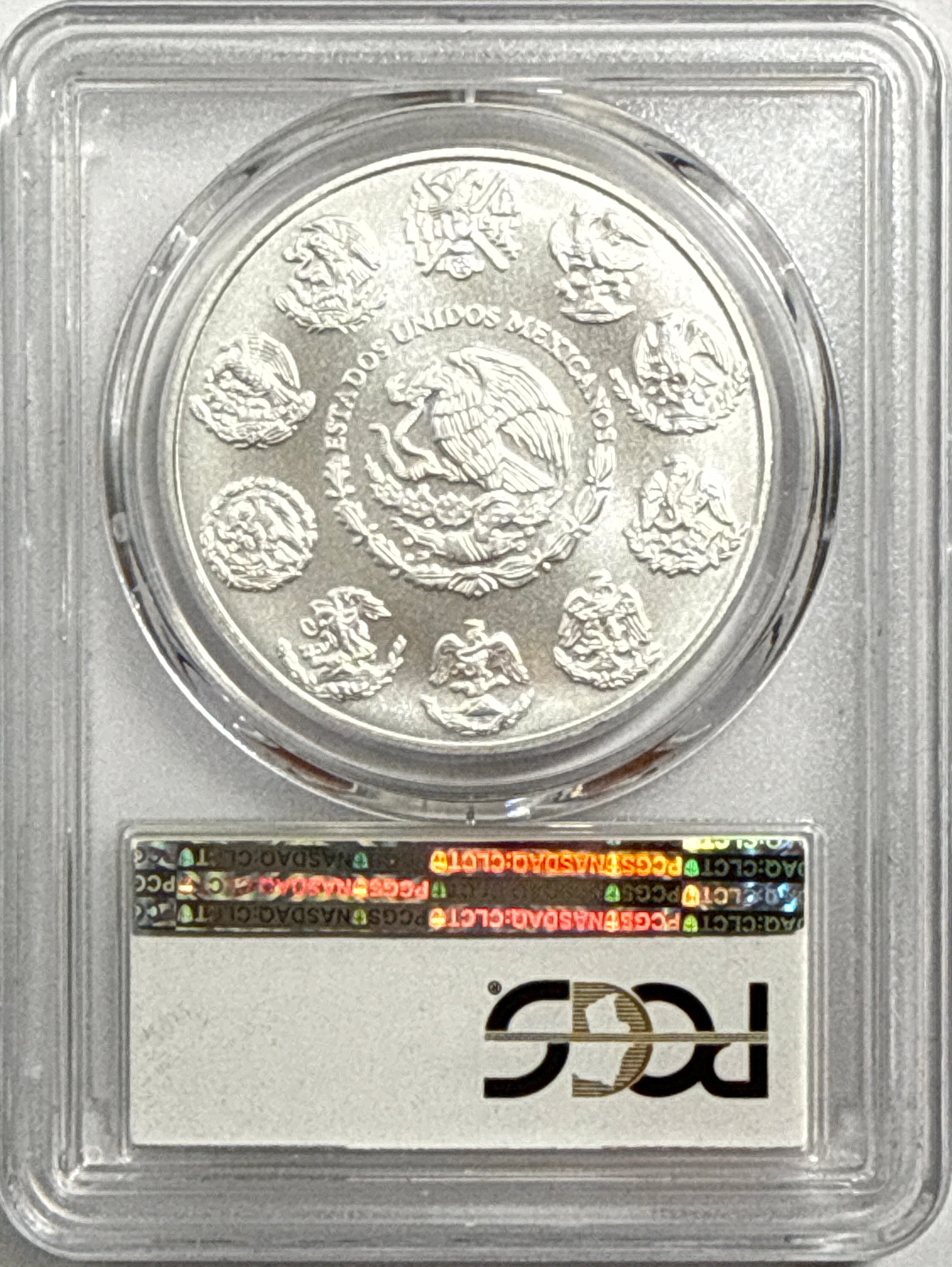 2018-Mo Mexico Silver Libertad 1 Onza PCGS FS MS69