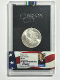 1884-CC $1 Morgan Silver Dollar NGC MS65 GSA Hoard Edmund Moy Hand Signed