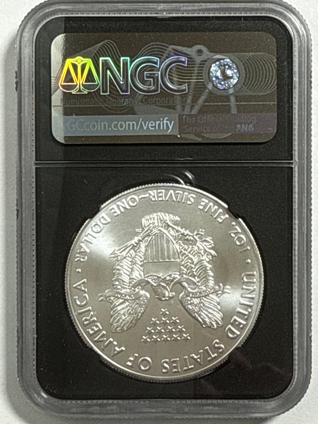 2021 American Silver Heraldic Eagle 2 Peice Set T-1 Last Day of Production MS70 Mercanti/Ryder Hand Signed
