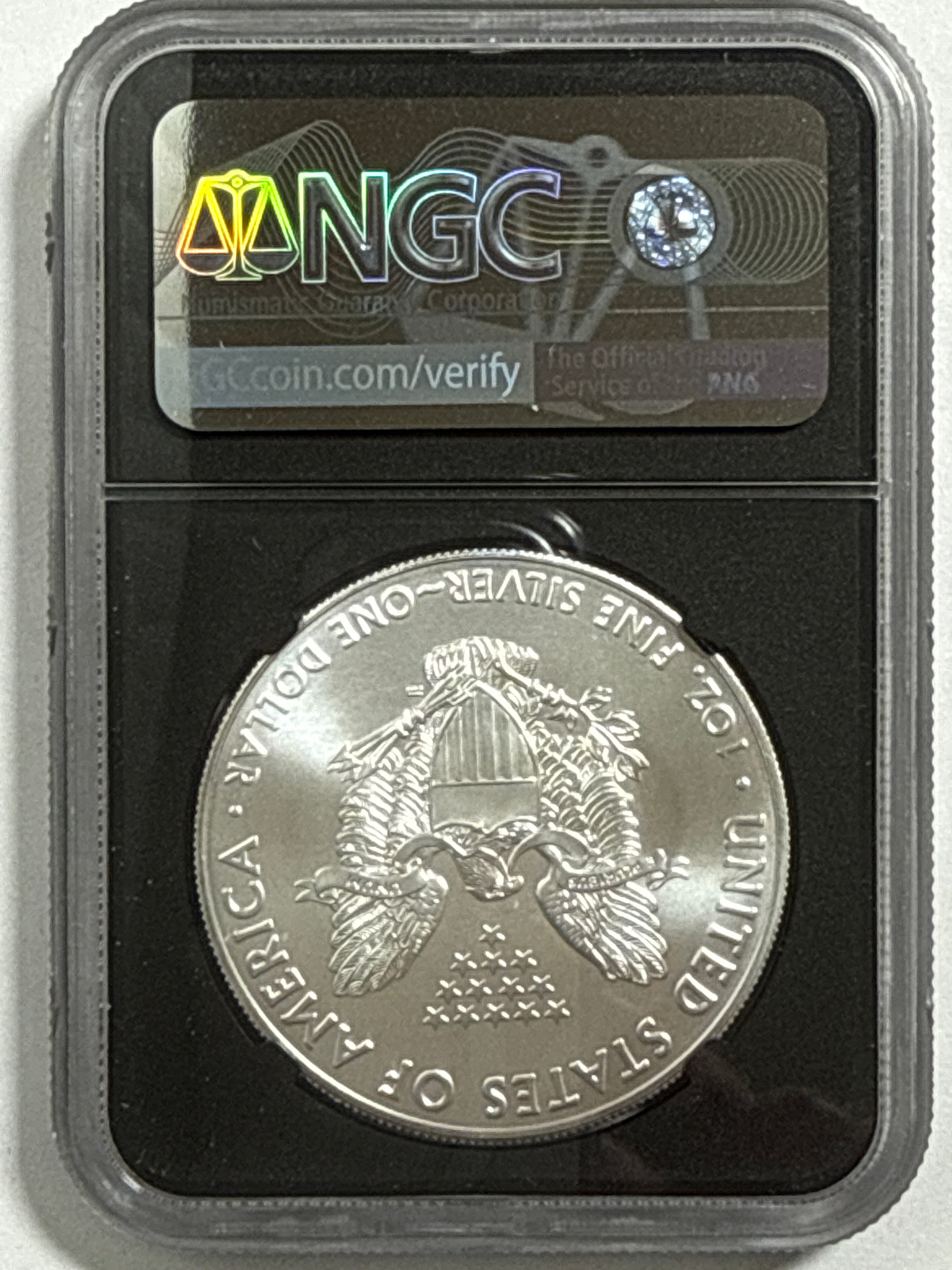 2021 American Silver Heraldic Eagle 2 Peice Set T-1 Last Day of Production MS70 Mercanti/Ryder Hand Signed