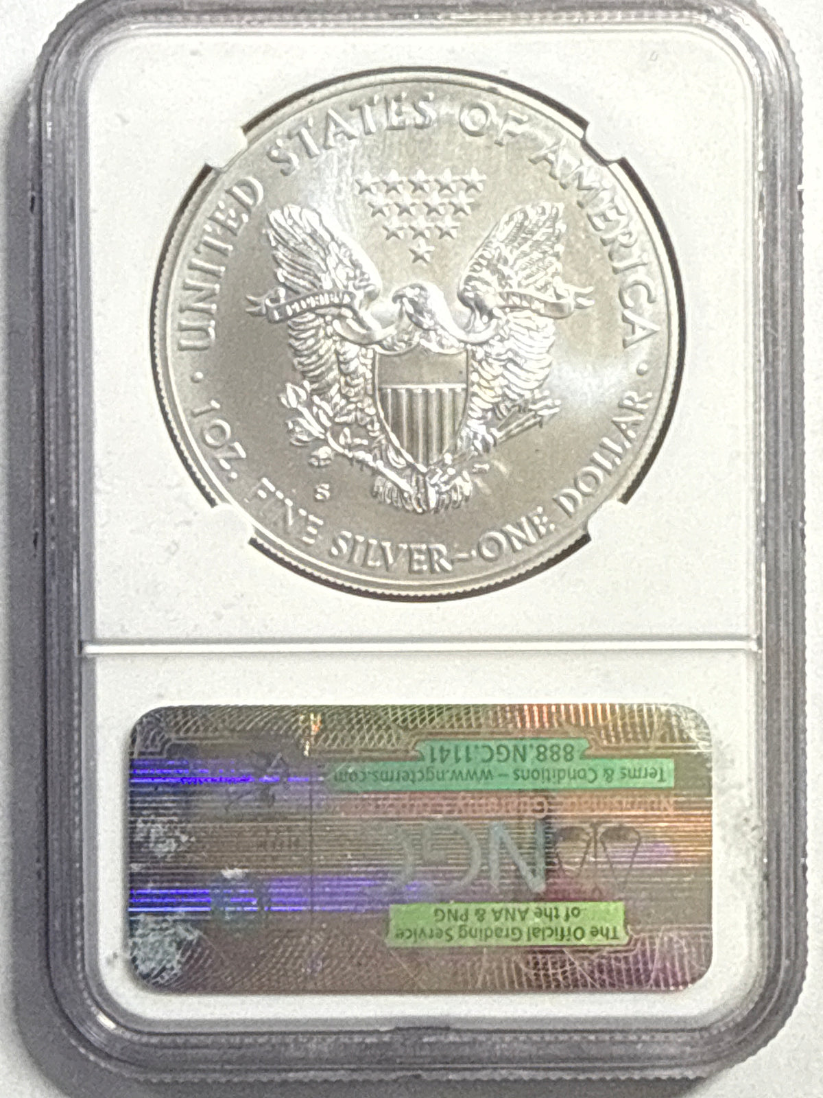 2011-S American Silver Eagle $1 NGC ER 25th Anniversary Set MS70