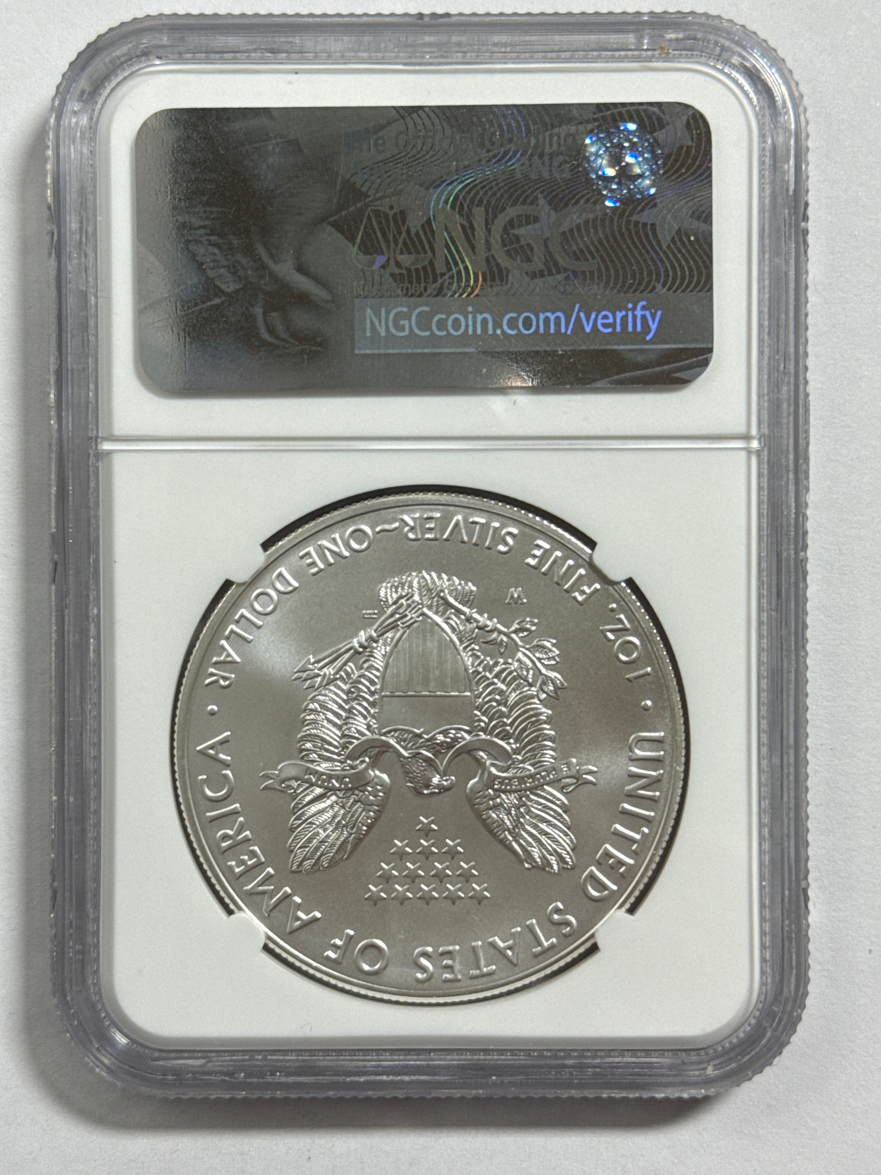 2016-W Burnished American Silver Eagle NGC MS70 LE 30 Anniversary Reagan Label