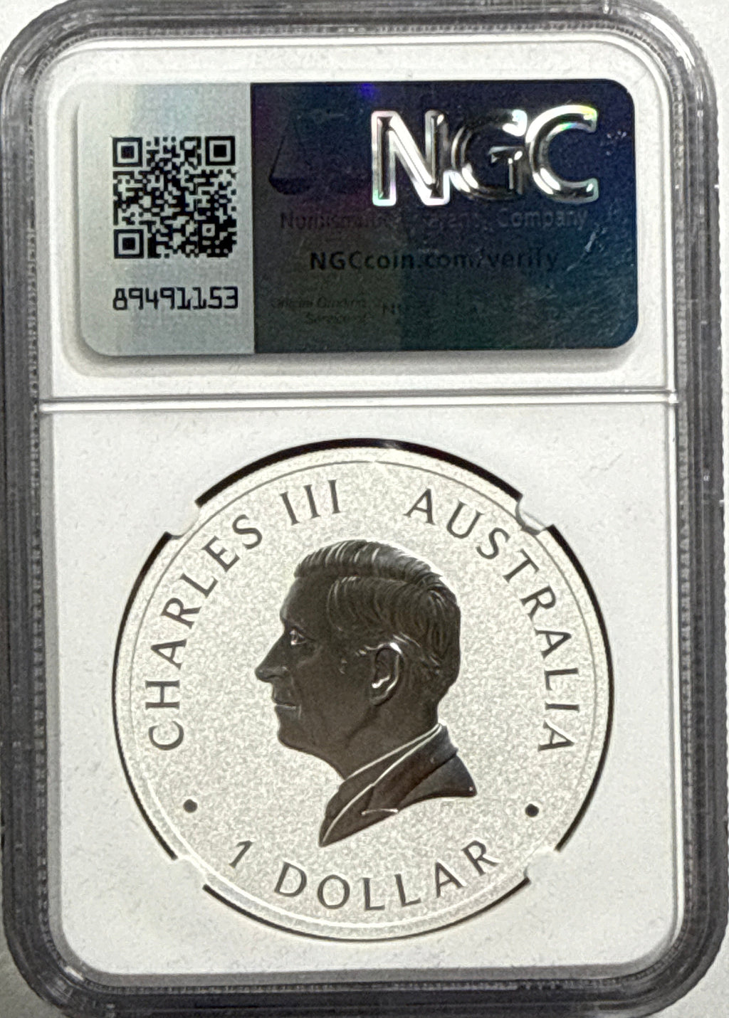 2024 P125 Australia $1 .999 Sliver Wedge-Tailed Eagle NGC 10th Anniv. FDP MS70 Mercanti