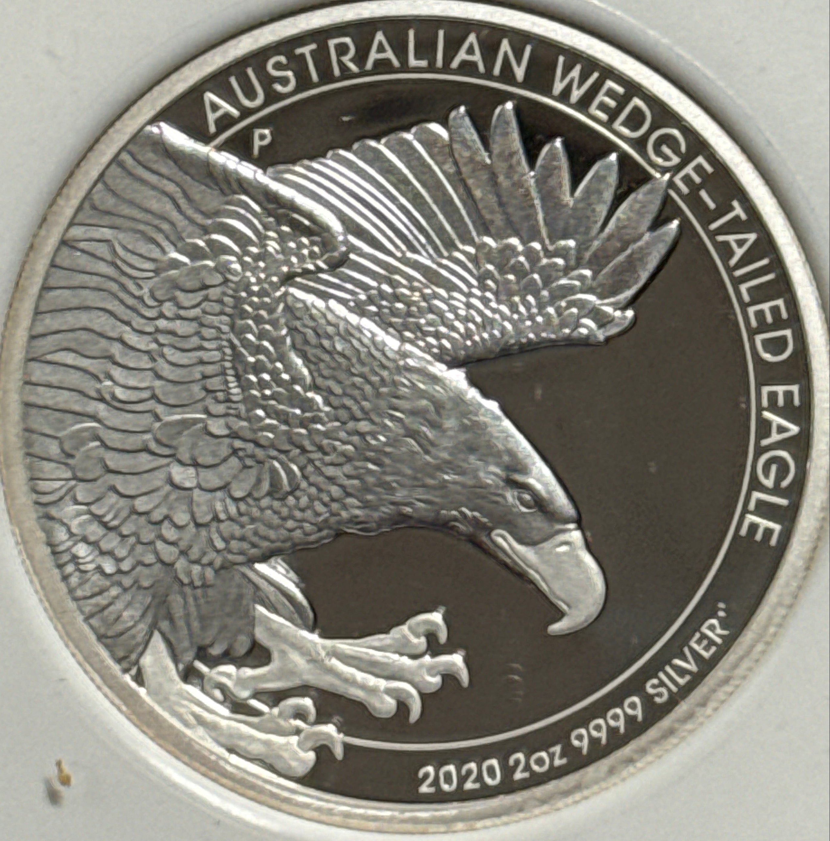 2020P Australia 2 0Z $2 .999 Silver Wedge-Tailed Eagle NGC FDOI PF70 UCAM Piefort Issue #240 Mercanti