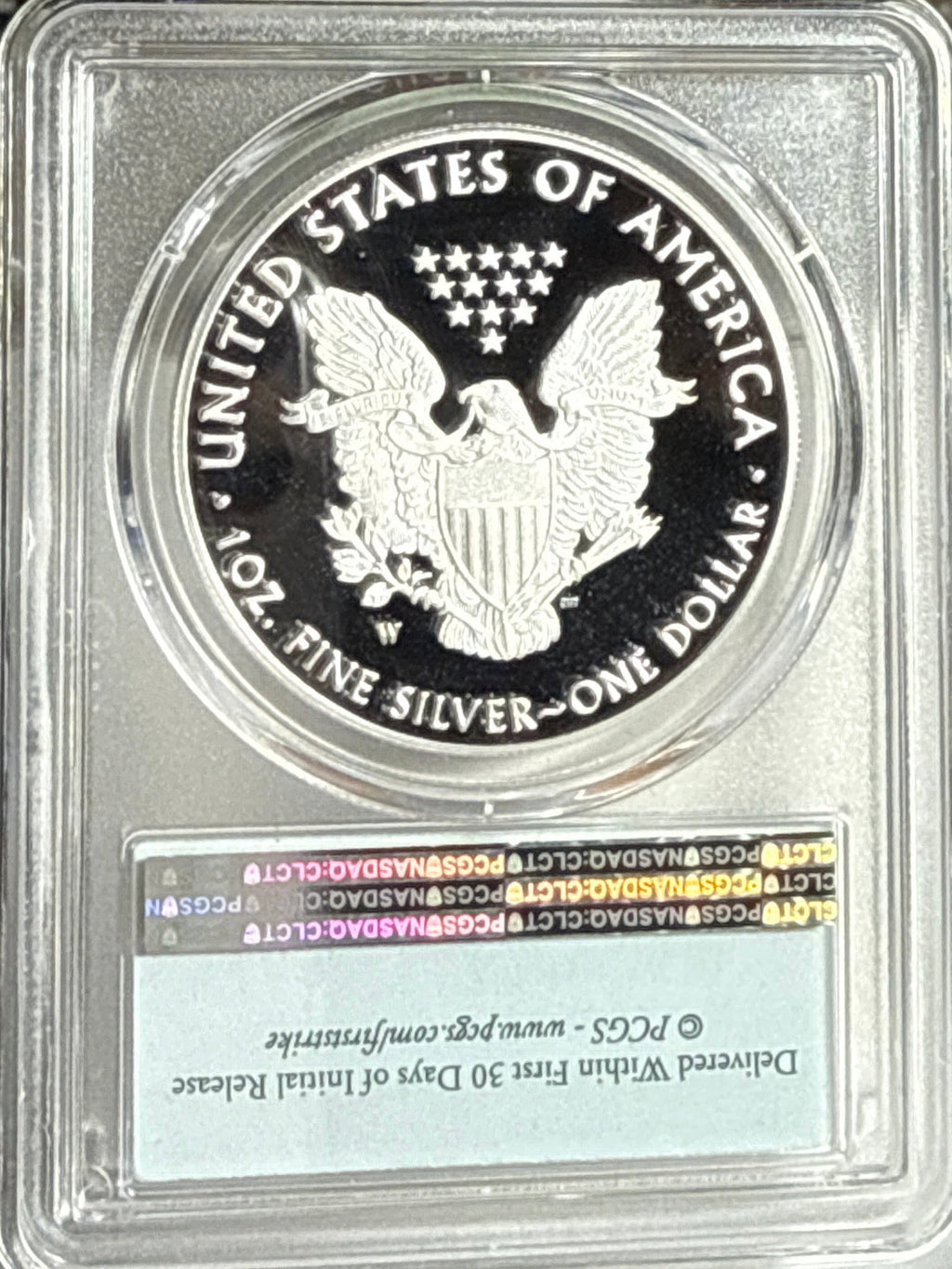 2019-W American Silver Eagle  PCGS FS PR70 DCAM