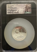 2019P Australia Moon Landing 5 oz .999  $8 NGC High Relief PF70 UCAM Coin #50 Charlie Duke Hand Signed