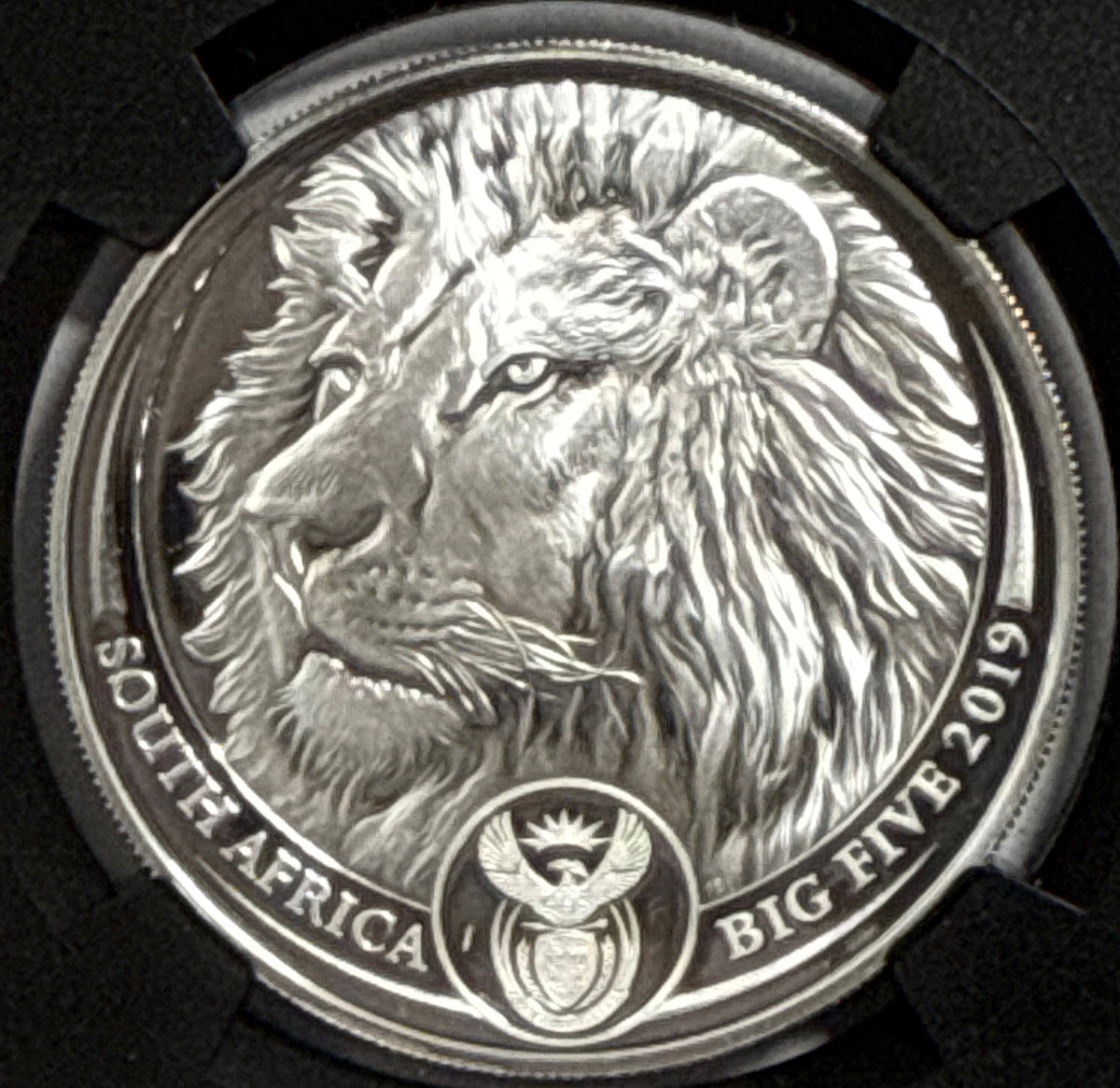 2019/2020/2021/ South Africa NGC FDI PF70 UCAM S5R Big 5 Elephant/Lion/Rhino/Spotted Leopard/Buffalo Tumi Tsehio signed