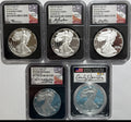 2023-W American Silver Eagle NGC/PCGS FDOI PF70 UCAM/PR70 DCAM Mercant/Gaudioso/Jones/Ryder/Damstra