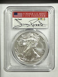 2020-W Burnished American Silver Eagle PCGS SP70 FDOI Jim Peed
