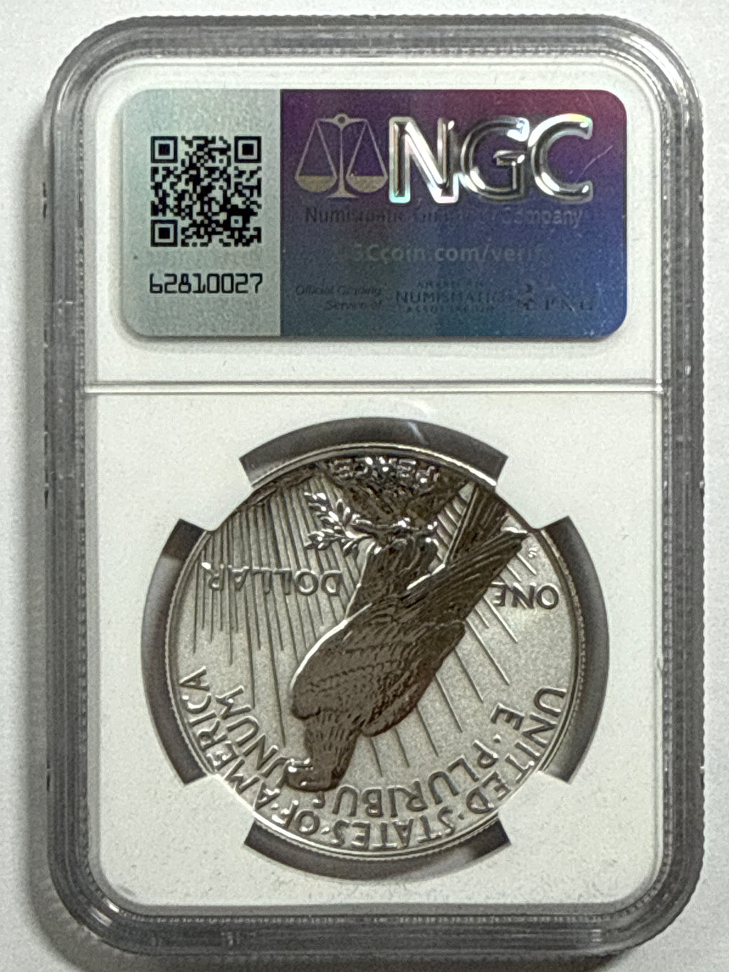 2023-S Morgan/Peace Silver Dollar 4 Piece Set NGC MS70/PF70UCAM Mercanti Hand Signed