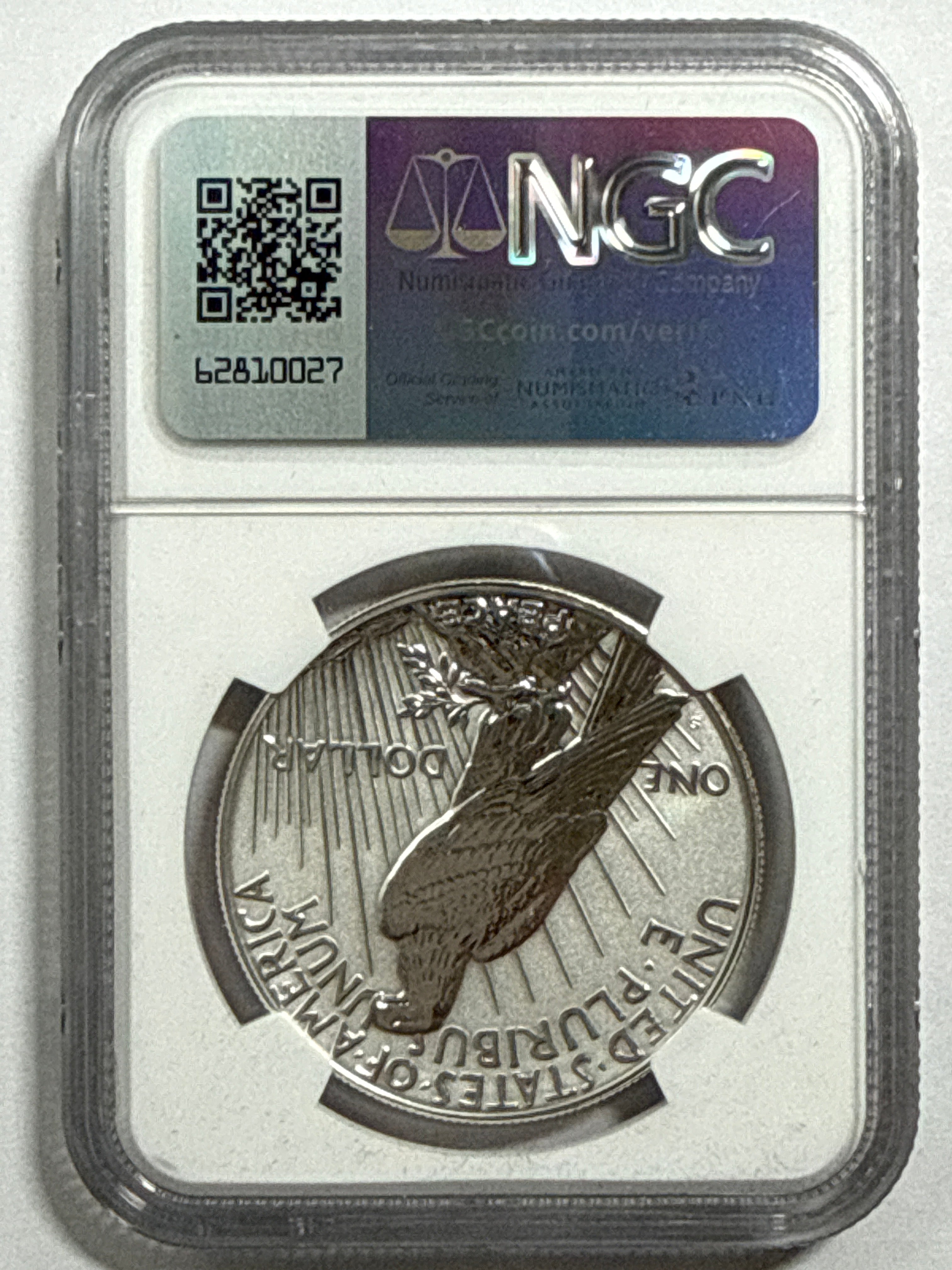 2023-S Morgan/Peace Silver Dollar 4 Piece Set NGC MS70/PF70UCAM Mercanti Hand Signed