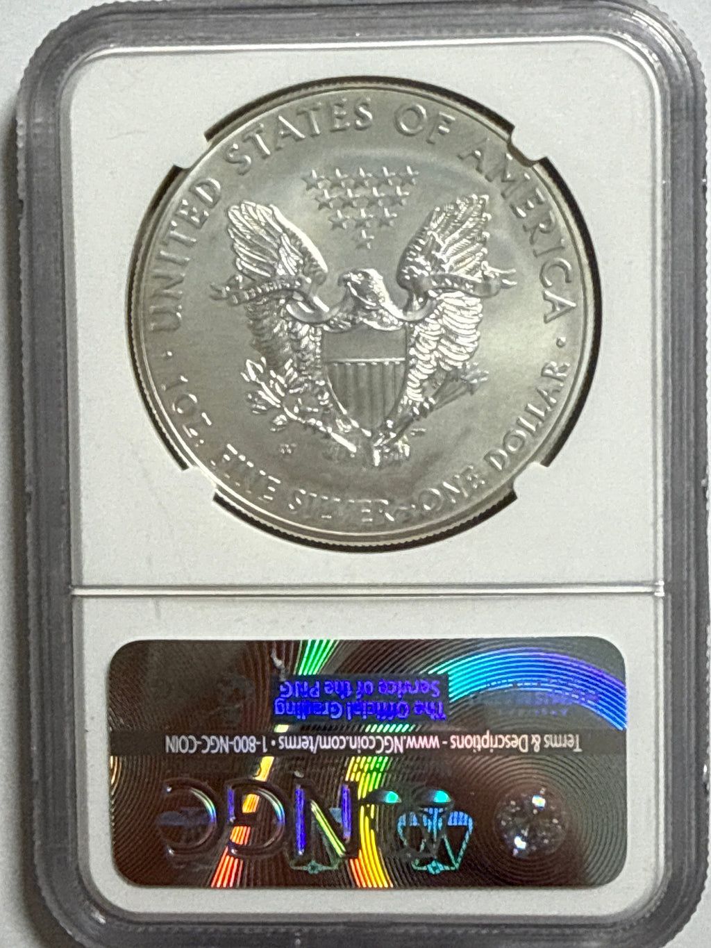 2015-W Burnished American Silver Eagle NGC MS70 First Release