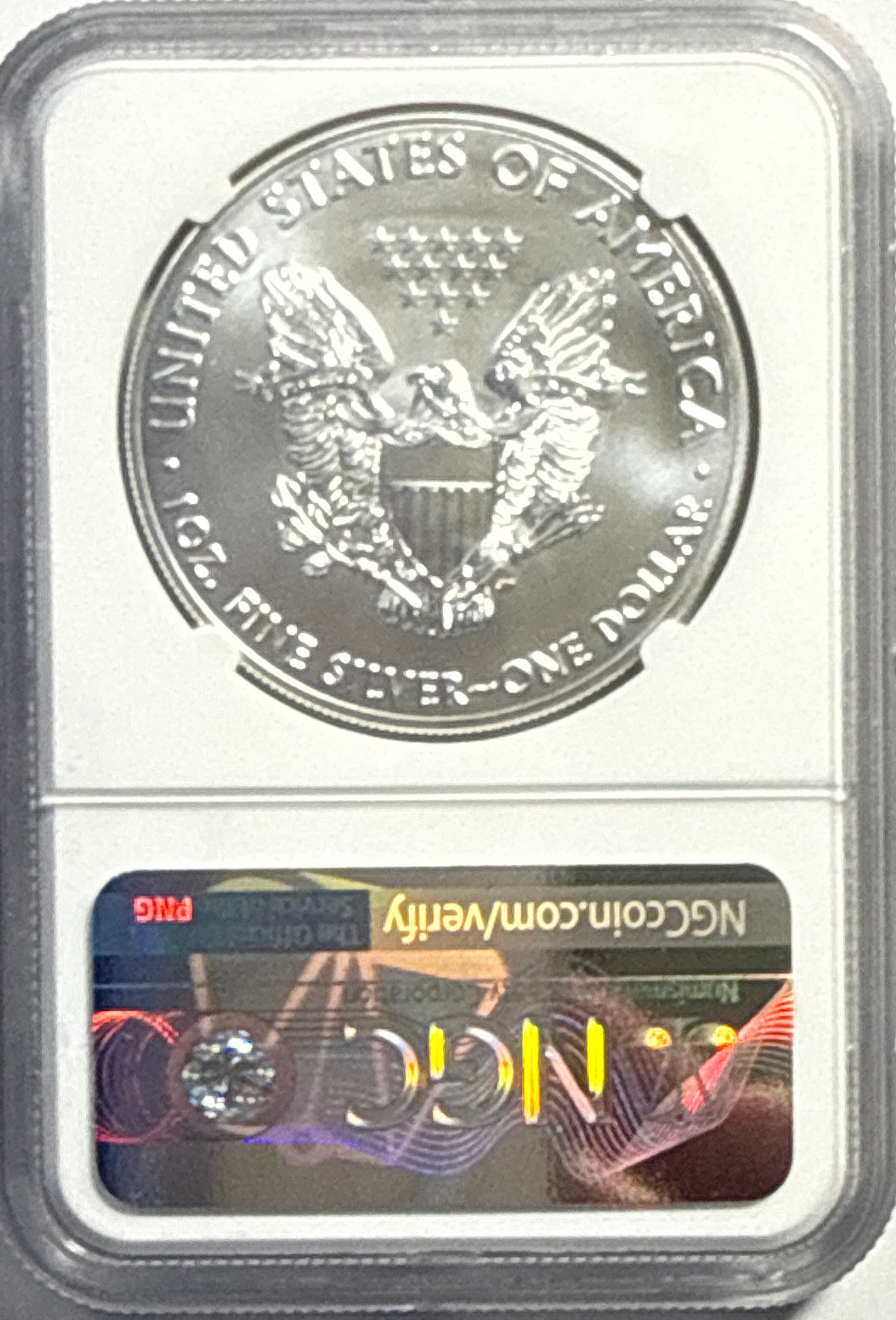2019-W American Silver Eagle $1 NGC FDI MS70 Mercanti Hand-Signed