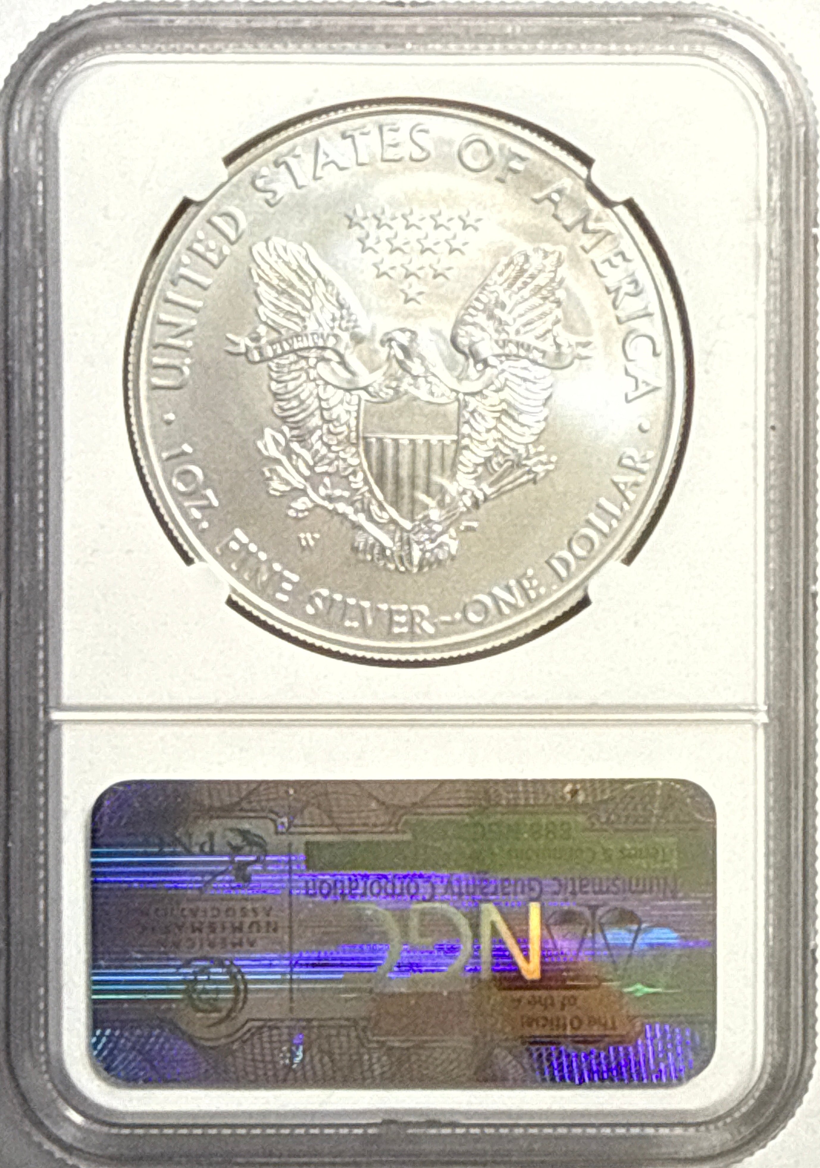 2011-W American Silver Eagle $1 NGC 25th Anniversary MS70