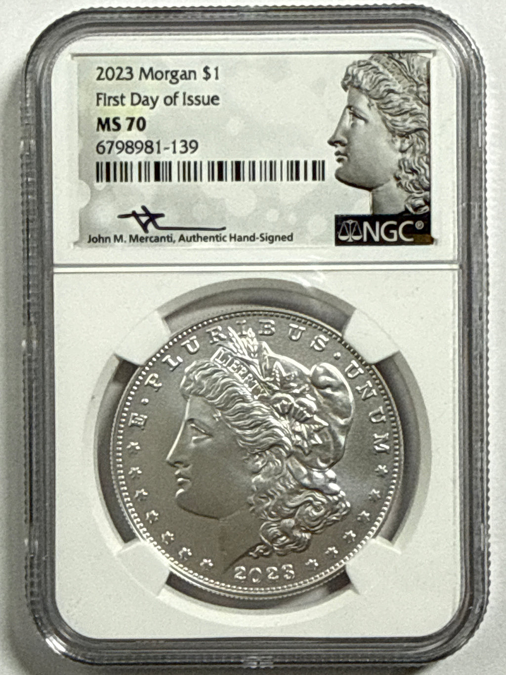 2023-P/S Morgan Silver Eagle 4-Coin Box Set NGC FDOI MS70/PF UCAM Mercanti