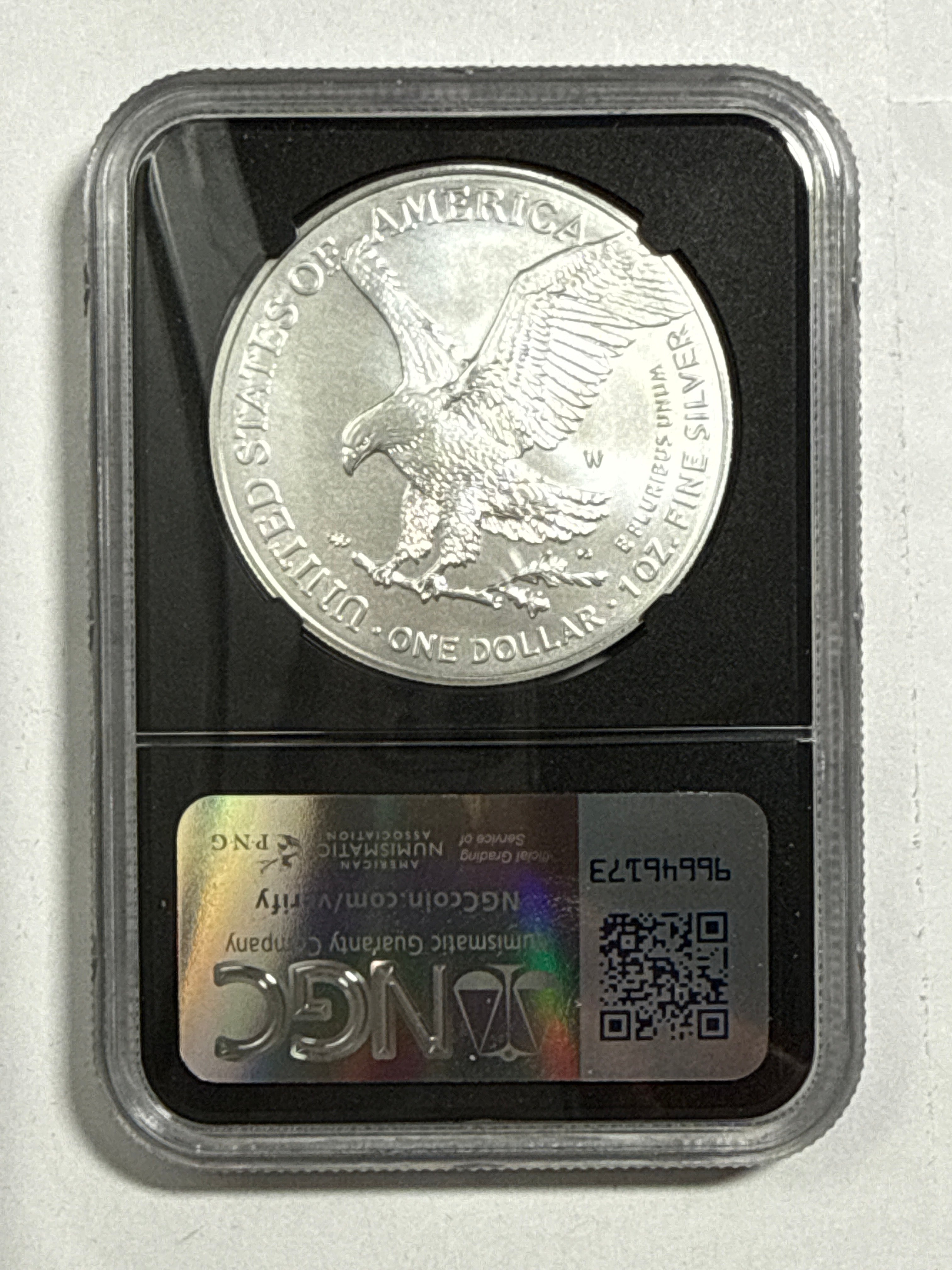 2025-W Burnished American Silver Eagle 5 Piece Set NGC MS70 FDOI Mercanti/Gaudioso/Ryder/Frost/Damstra with sisplay box