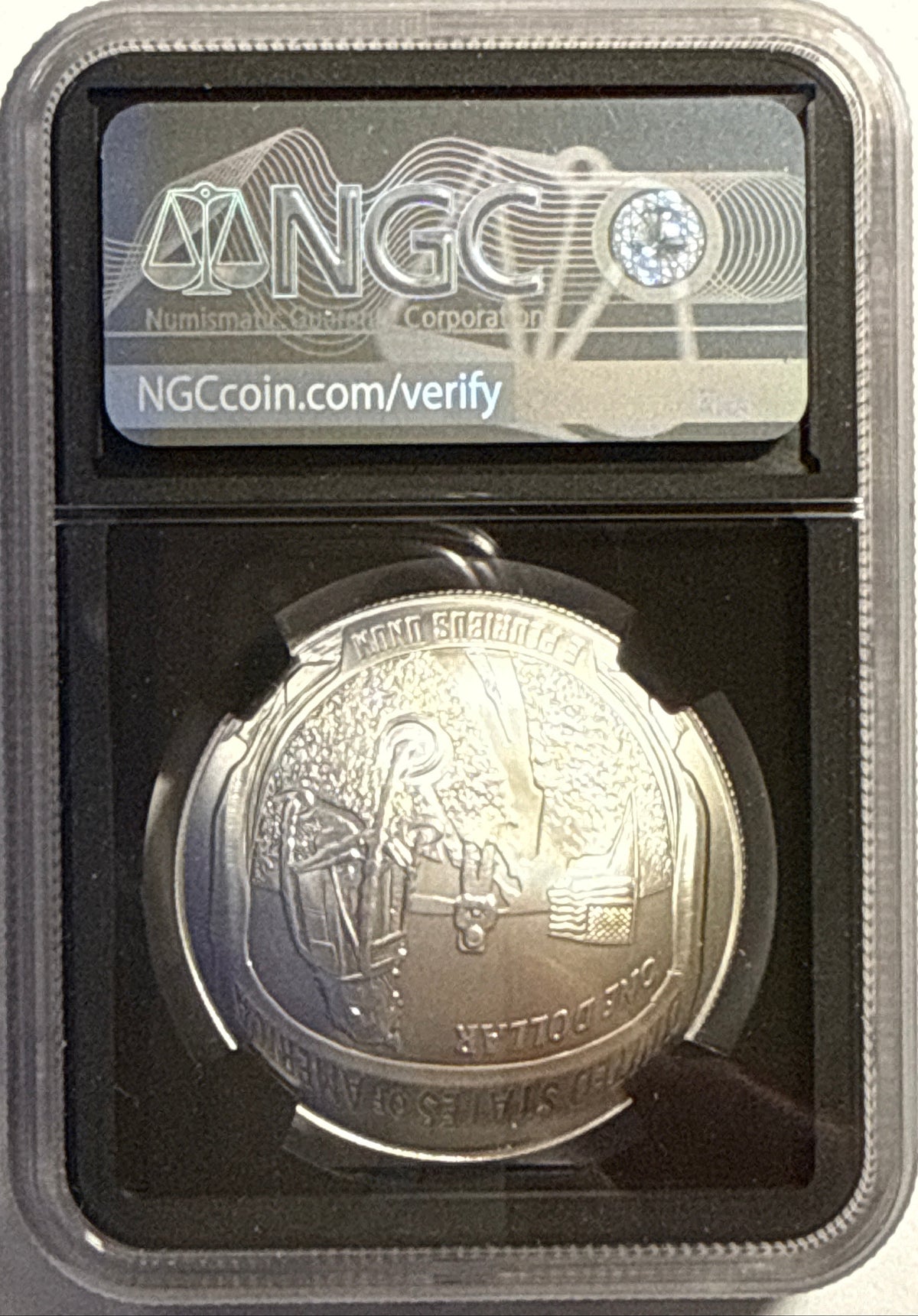 Vintage Vault: 2019 Apollo 11 Silver D/S/P 50C/$1 FDI MS70/PF70 UCAM NGC: Gold W $5 FDI MS70/PF70 UCAM NGC Charlie Duke Hand-Signed