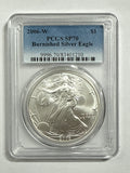 2006-W Burnished American Silver Eagle PCGS SP70