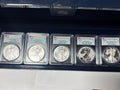 2011  Silver Eagle PCGS First Strike 5- piece set 25th Anniversary with Display Box