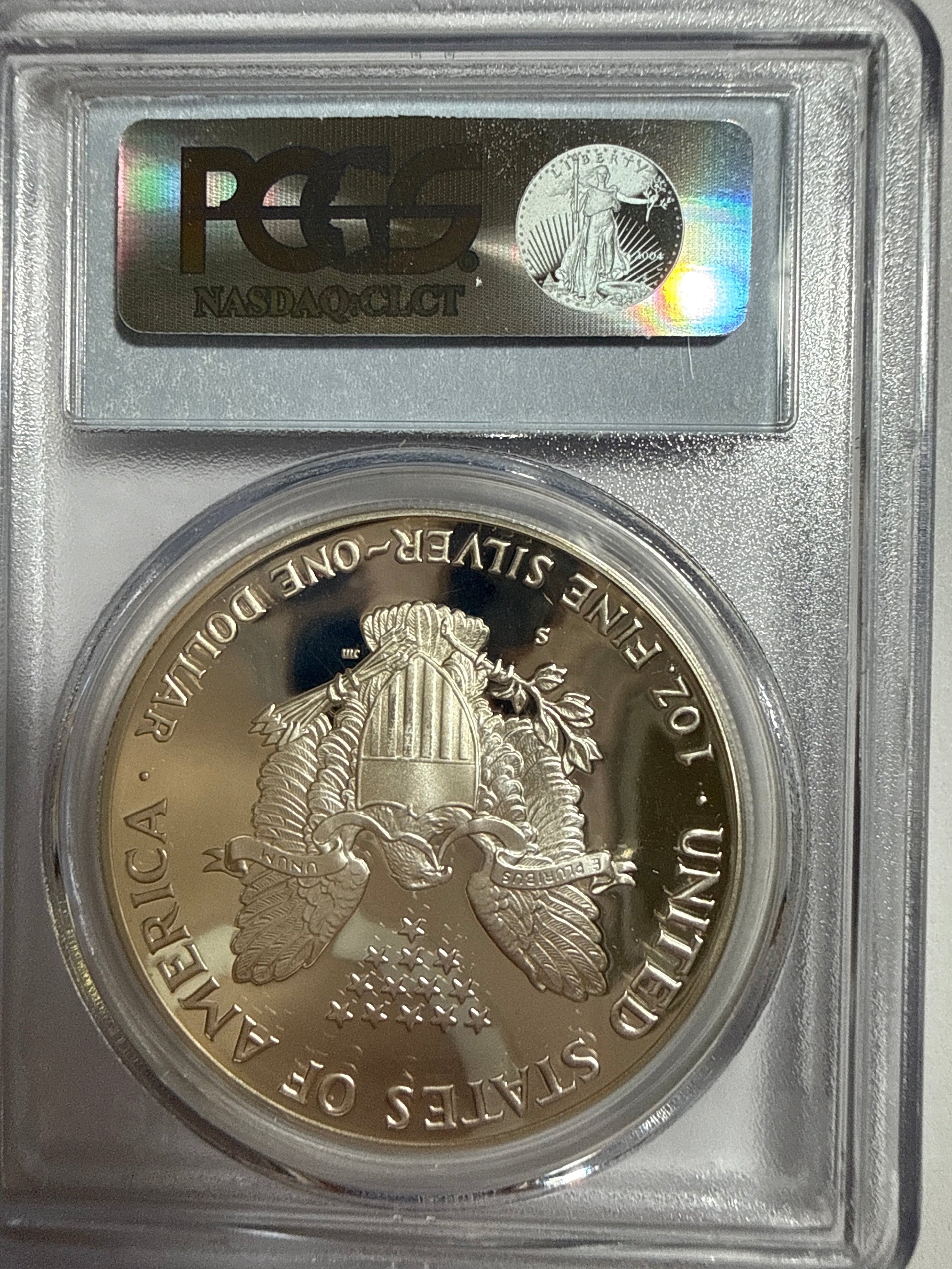 1992-S American Silver Eagle PR70 DCAM PCGS