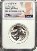 2022P Australia $1 .999 Silver Wedge-Tailed Eagle NGC Ultra High Relief FDI PF70 UCAM Mercanti