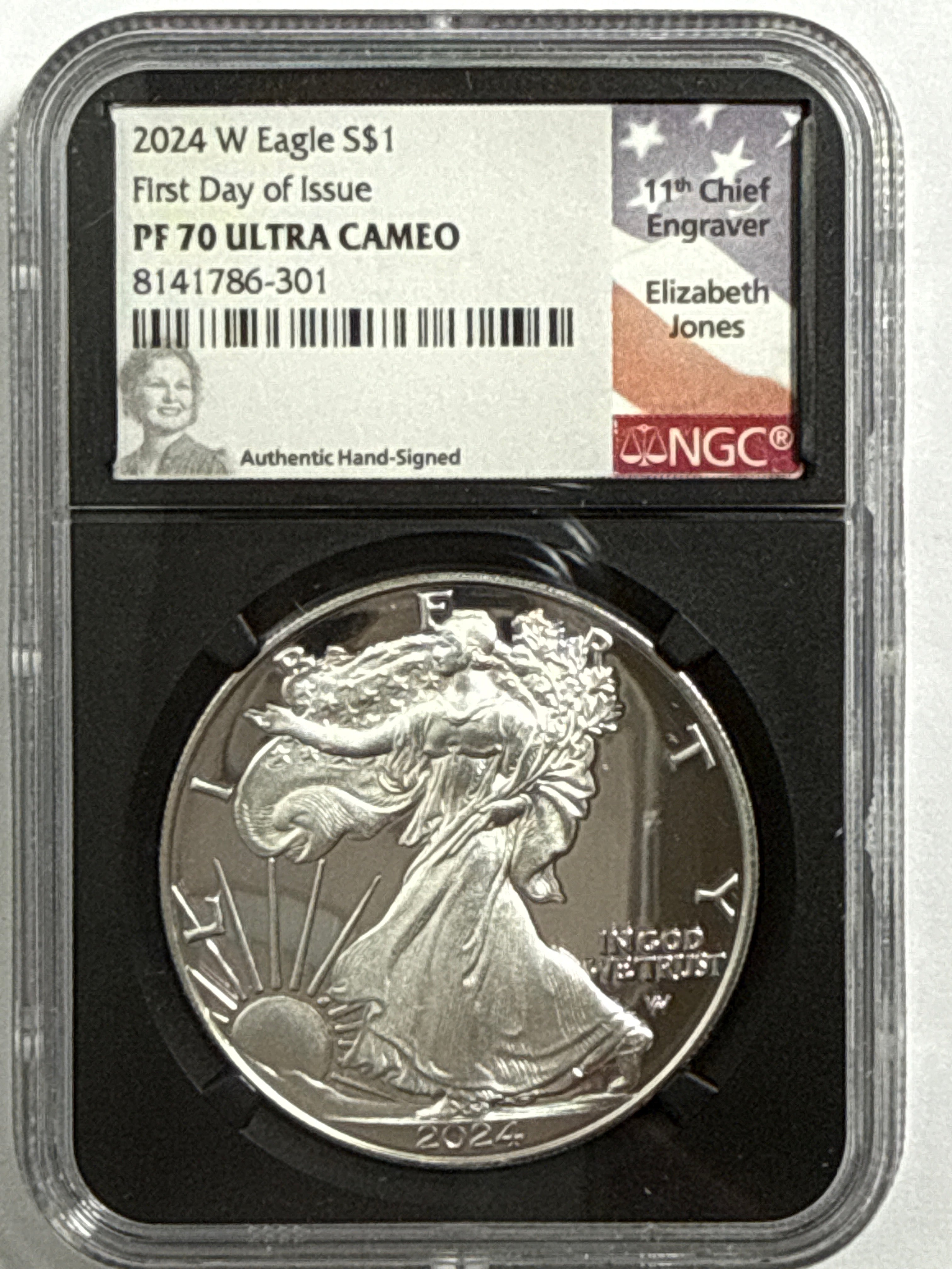 2024-W American Silver Eagle 5 Coin Set NGC FDOI PF70 UCAM/PR70 DCAM Gaudioso/Mercanti/Ryder/Jopnes/Damstra