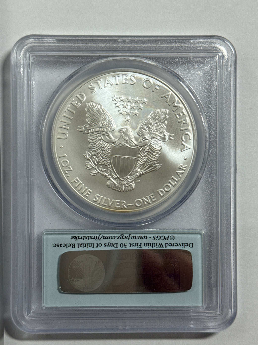 2011  Silver Eagle PCGS First Strike 5- piece set 25th Anniversary with Display Box
